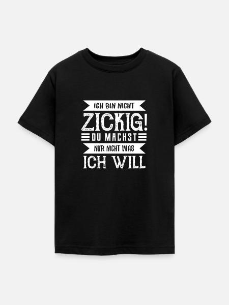 lustiger Spruch - Teenager T-Shirt - Schwarz