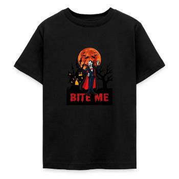 Halloween - Teenage T-Shirt - black - Front - AI Model Teenager Male light (155cm)