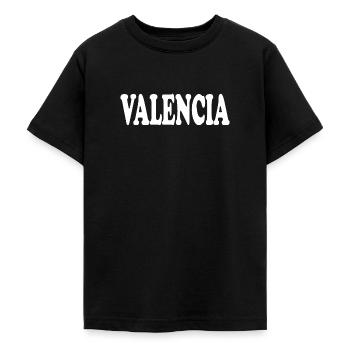 Valencia - Teenager T-Shirt - Schwarz - Vorne - AI Model Teenager Male light (155cm)