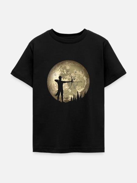 Bogenschießen - Teenager T-Shirt - Schwarz