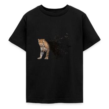 Jaguar - Teenager T-Shirt - Schwarz - Vorne - AI Model Teenager Male light (155cm)