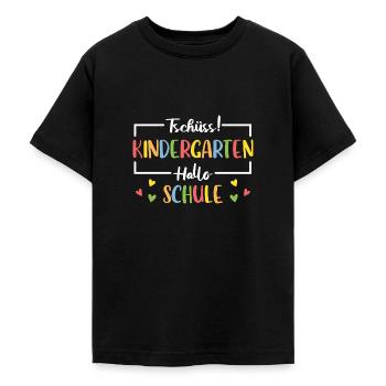 Abschied Kinder Kindergarten Abgänger 2025 - Teenager T-Shirt - Schwarz - Vorne - AI Model Teenager Male light (155cm)
