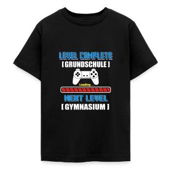 Next Level Gymnasium Einschulung 5. Klasse Spruch - Teenager T-Shirt - Schwarz - Vorne - AI Model Teenager Male light (155cm)