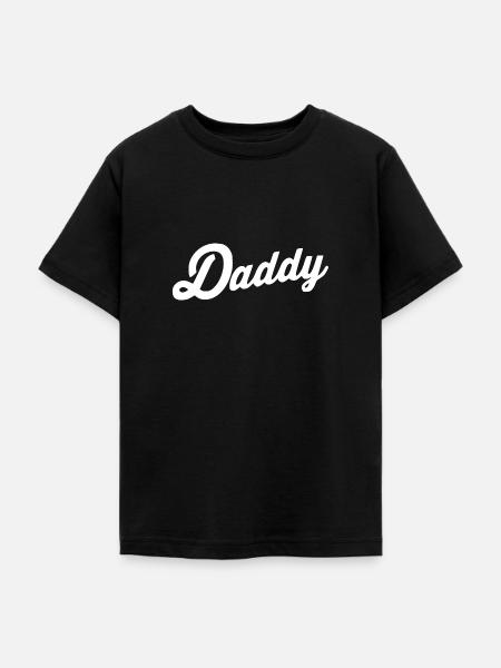 Daddy - Teenager T-Shirt - Schwarz