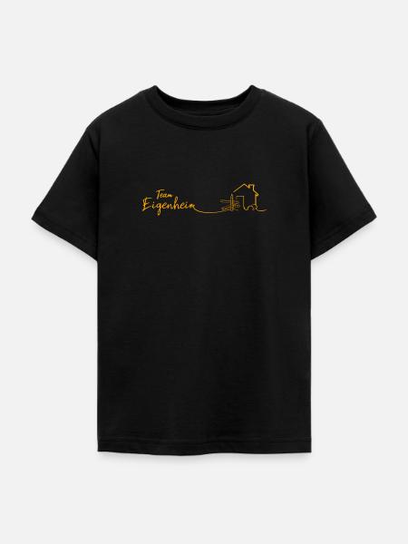 Team Eigenheim Hausbau - Teenager T-Shirt - Schwarz