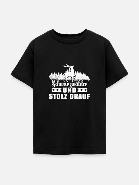Stolzer Schwarzwälder Schwarzwald - Teenager T-Shirt - Schwarz