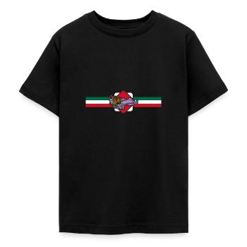 Quetzalcoatl Axolotl Mexique Divinité Aztèque - T-shirt Ado - noir - Devant - AI Model Teenager Male light (155cm)