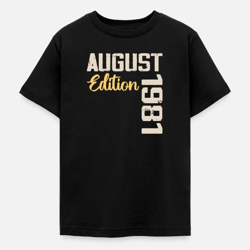 Anniversaire Août 1981 - Edition Limitée Août 1981 - T-shirt Ado - noir