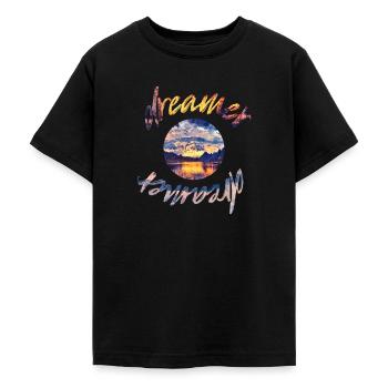 Träumer - Teenager T-Shirt - Schwarz - Vorne - AI Model Teenager Male light (155cm)