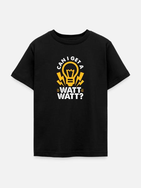 Elektriker - Teenager T-Shirt - Schwarz