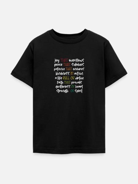 Christlich - Teenager T-Shirt - Schwarz