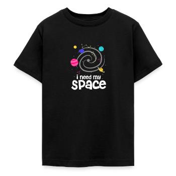 Astronomie planeten - Teenager T-shirt - zwart - Voor - AI Model Teenager Male light (155cm)