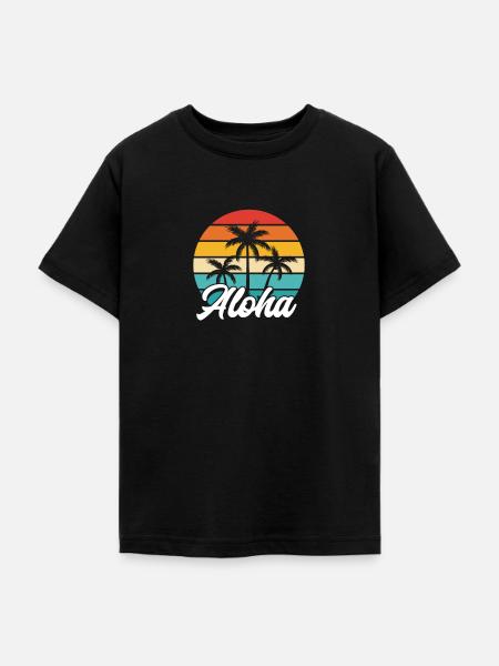 Hawaii - Teenager T-Shirt - Schwarz