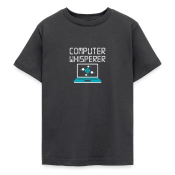 Computer - Teenager T-Shirt - Dunkelgrau - Vorne - AI Model Teenager Male light (155cm)