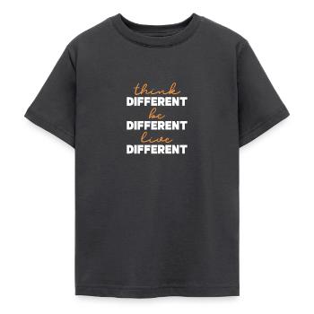 Motivation - Teenage T-Shirt - dark grey - Front - AI Model Teenager Male light (155cm)