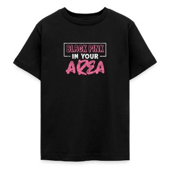K-Pop Korean Music Pop Korea Kpop Gift - Teenage T-Shirt - black - Front - AI Model Teenager Male light (155cm)