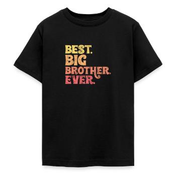 Grosser Bruder - Teenager T-Shirt - Schwarz - Vorne - AI Model Teenager Male light (155cm)