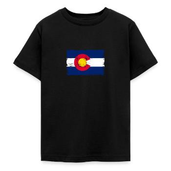 Colorado - Teenager T-Shirt - Schwarz - Vorne - AI Model Teenager Male light (155cm)