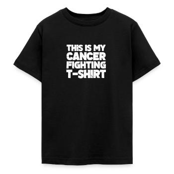 Cancer - Teenage T-Shirt - black - Front - AI Model Teenager Male light (155cm)