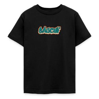Hip Hop - Teenager T-Shirt - Schwarz - Vorne - AI Model Teenager Male light (155cm)