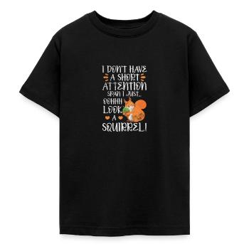 ADHS - Teenager T-Shirt - Schwarz - Vorne - AI Model Teenager Male light (155cm)