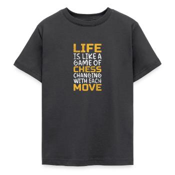 Chess - Teenage T-Shirt - dark grey - Front - AI Model Teenager Male light (155cm)