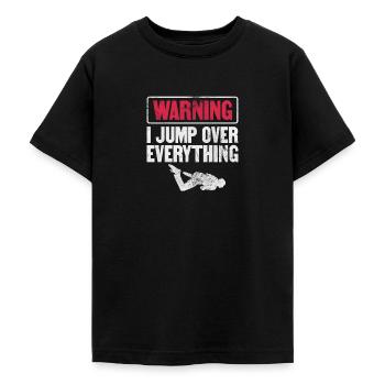 Parkour - Teenager T-Shirt - Schwarz - Vorne - AI Model Teenager Male light (155cm)