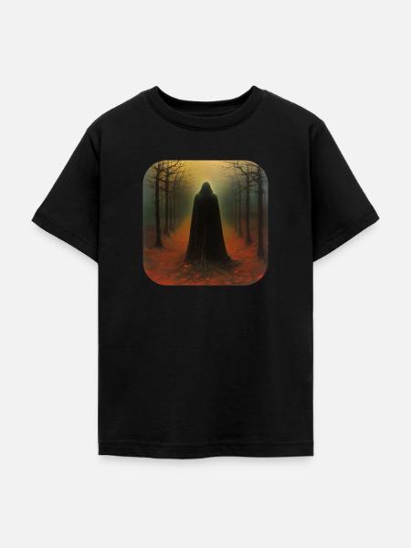 Düsterer Dämon - Teenager T-Shirt - Schwarz