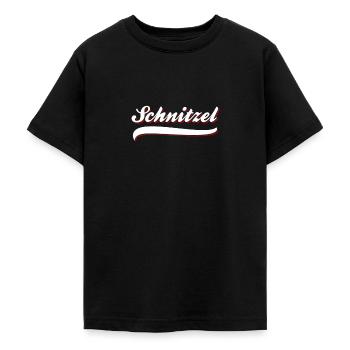 Schnitzel - Teenager T-Shirt - Schwarz - Vorne - AI Model Teenager Male light (155cm)