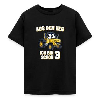 3. Geburtstag Ich bin schon 3 Jahr - Teenager T-Shirt - Schwarz - Vorne - AI Model Teenager Male light (155cm)