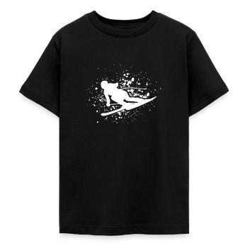 Ski - Teenager T-Shirt - Schwarz - Vorne - AI Model Teenager Male light (155cm)