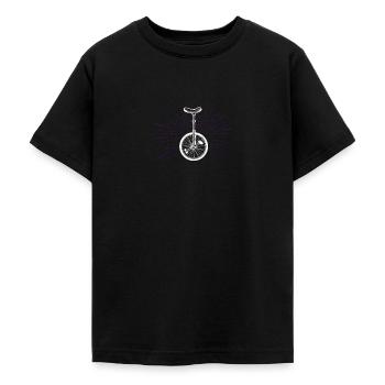 Einrad - Teenager T-Shirt - Schwarz - Vorne - AI Model Teenager Male light (155cm)