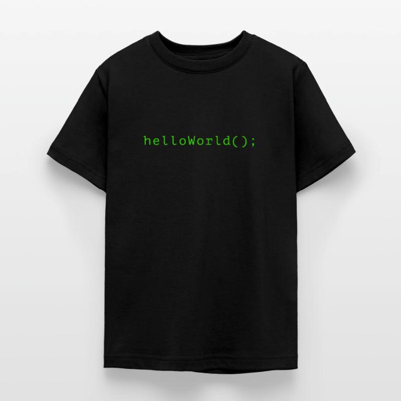 HelloWorld Program Code Coding Informatik Teenage T-Shirt