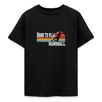 Kreisläufer Handball Handballtrainer Handballer - Teenager T-Shirt - Schwarz - Vorne - AI Model Teenager Male light (155cm)