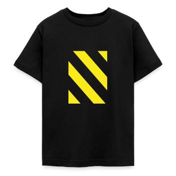 Symbole - T-shirt Ado - noir - Devant - AI Model Teenager Male light (155cm)