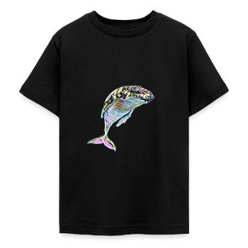 Wal - Teenager T-Shirt - Schwarz - Vorne - AI Model Teenager Male light (155cm)