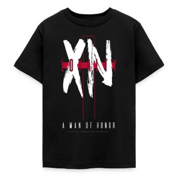 XN Loyalty by ART8NS - Teenage T-Shirt - black - Front - AI Model Teenager Male light (155cm)