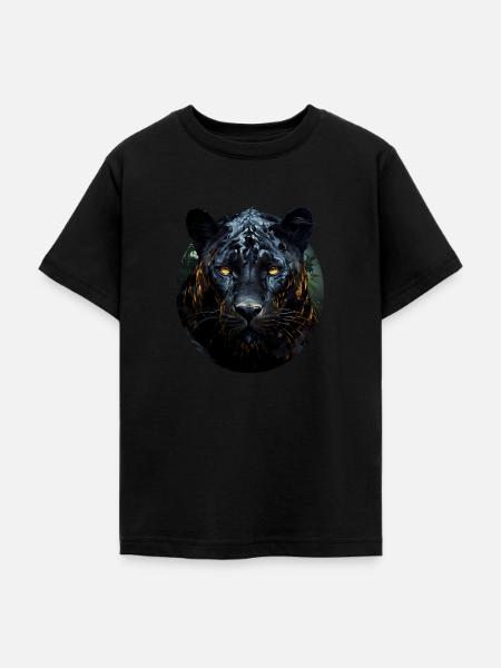 Panther - Teenager T-Shirt - Schwarz