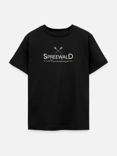 Spreewald Wasserwanderung - Teenager T-Shirt - Schwarz