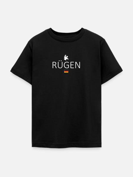 Insel Rügen Urlaub - Teenager T-Shirt - Schwarz