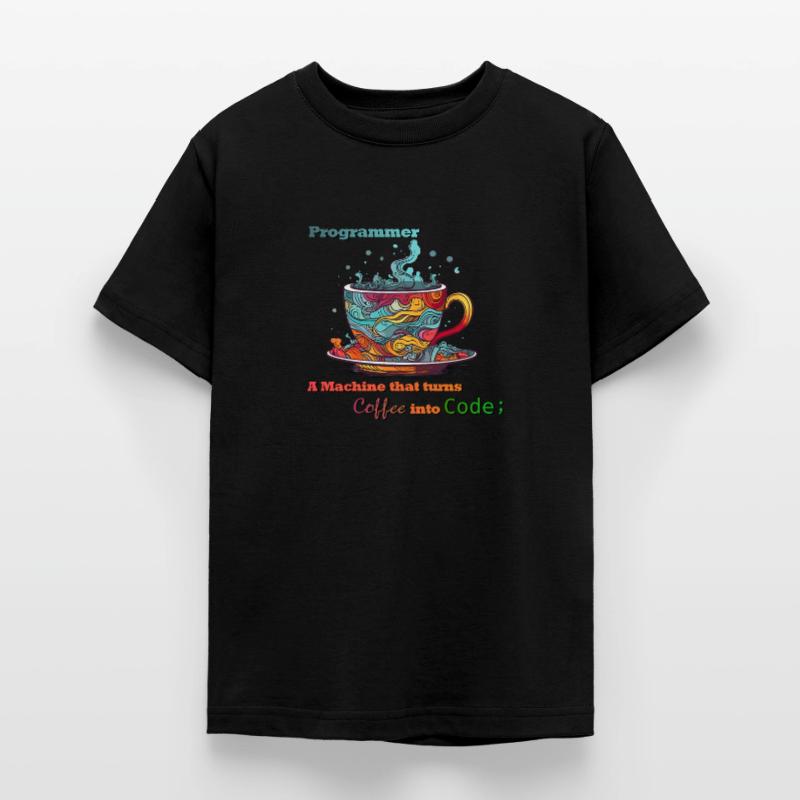 Programmer - Coffee into Code Teenager T-Shirt