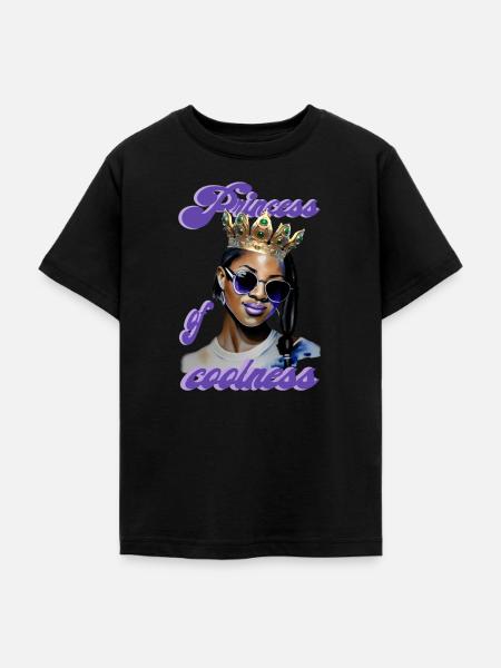 Princess of coolness Frau - Teenager T-Shirt - Schwarz