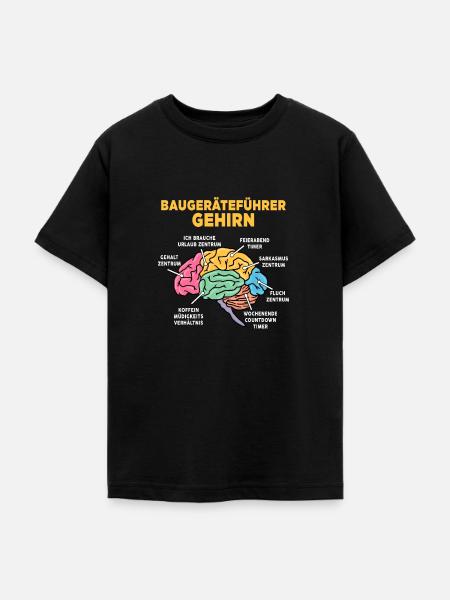 Baugeräteführer - Teenager T-Shirt - Schwarz
