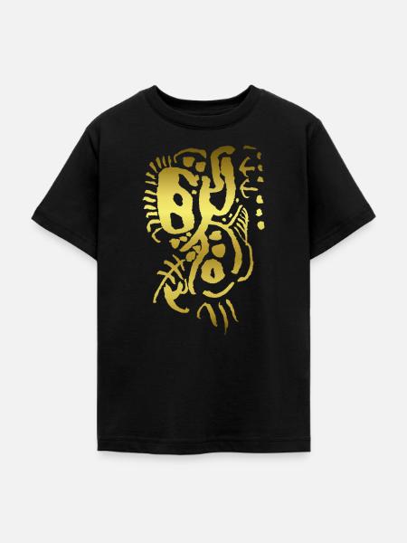 Maya Ornament - Teenager T-Shirt - Schwarz
