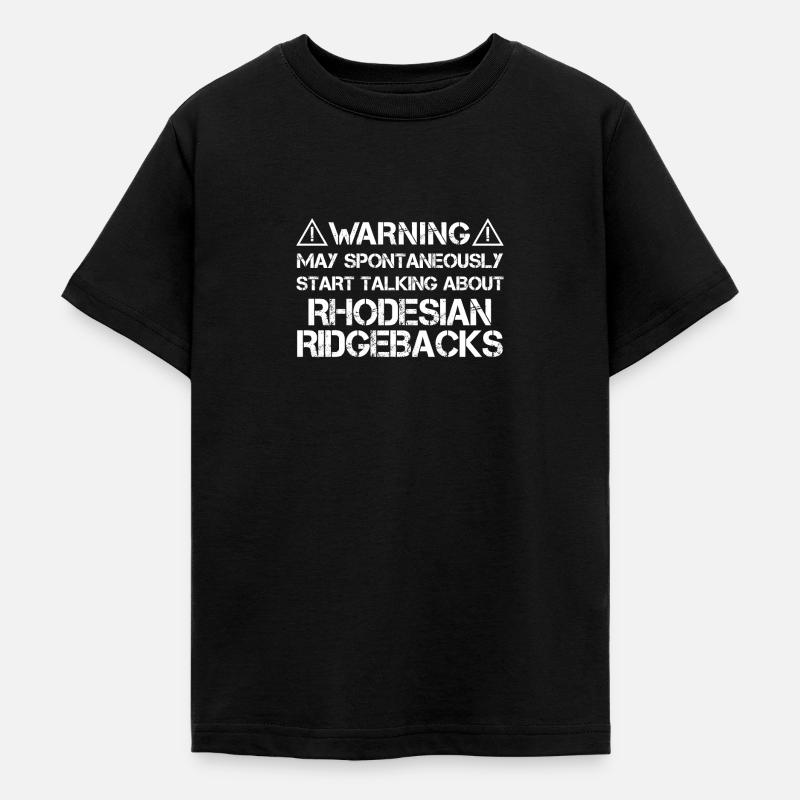 Rhodésian Ridgeback - T-shirt Ado - noir
