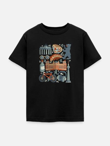 Berlin - Teenager T-Shirt - Schwarz