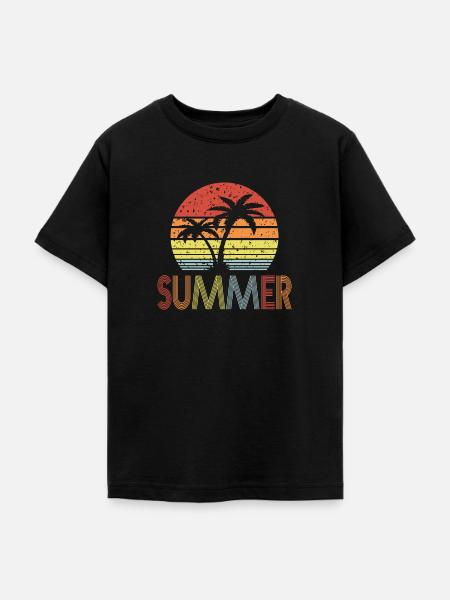 Summer - Teenager T-Shirt - Schwarz