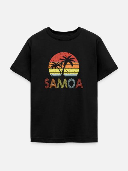 Samoa - Teenager T-Shirt - Schwarz