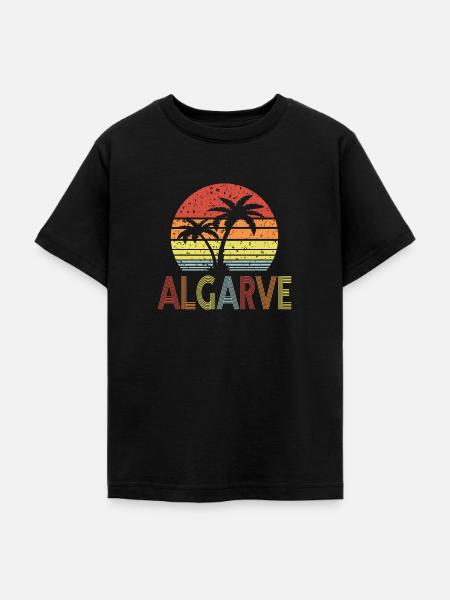 Algarve - Teenager T-Shirt - Schwarz