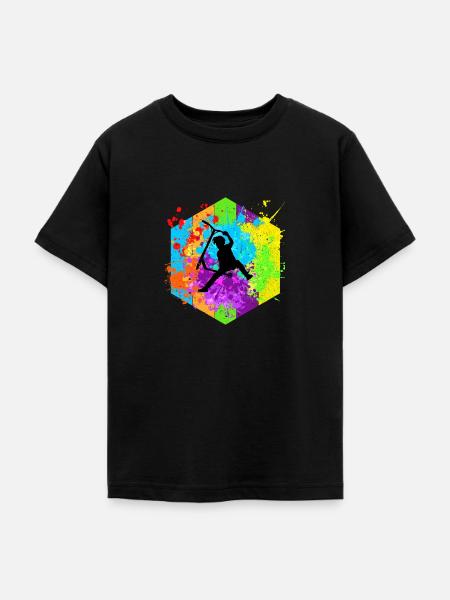 Freestyle-Roller - Teenager T-Shirt - Schwarz